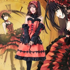 Date A Live Cosplay Gothic Fashion Anime Costume