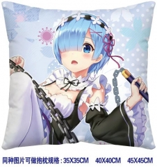 Zero kara Hajimeru Isekai Seik Anime Pillow (35*35CM)（two-sided）