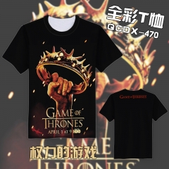 Game of Thrones Cosplay American Pattern Anime Tshirts