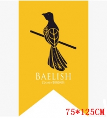 Game of Thrones BAELISH 75*125CM Cosplay Orange Backgroud Anime Flag