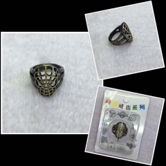 Spider Man Movie Wholesale Jewelry Card Hollow Ring Anime Finger Ring