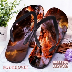 Falconry Pattern Soft Rubber Slippers Anime Flip-flops (S/M/L)