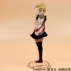LoveLive Eli Ayase Cartoon Cute Model Figure Anime Standing Plates Acrylic Figure