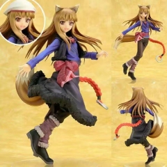 Spice and Wolf Holo Cute Cartoon Girl Anime Figure 25CM