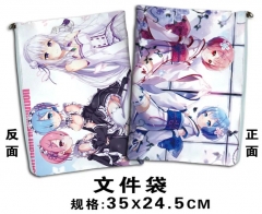 Zero kara Hajimeru Isekai Seikat Anime File Pocket （35*24.5 CM)