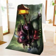 League of Legends Cosplay Hot Game One Side Pattern Anime Bath Towel