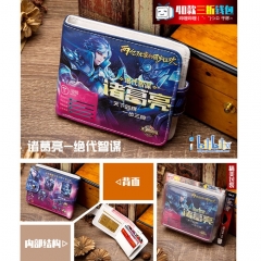 King Of Glory Zhu Geliang PU Purse High Quality Anime Cosplay Press Button Short Wallet