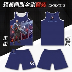Overwatch Soldier Vest and Short Pant Anime Costume Suit