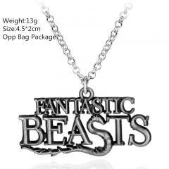 Fantastic Beasts and Where to Find Them Alloy Anime Necklace Set