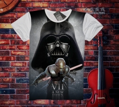 Star War Darth Vader Pattern Short Sleeves Anime T shirt ( S-XXXL)