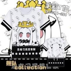 Kantai Collection Color Printing Anime T shirt