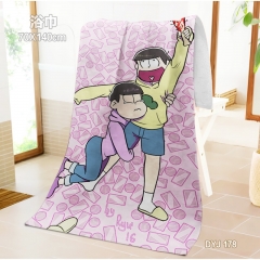Osomatsu-san One Side Pattern Cosplay Japanese Cartoon Anime Bath Towel