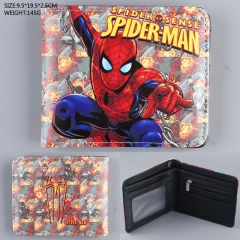 Popular Cartoon Spider Man Anime Cute Pattern PU Wallets
