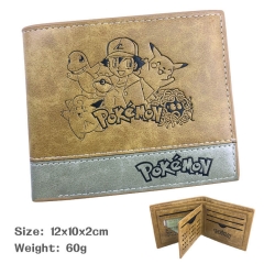 Famous Pokemon Cartoon Designs Purse Anime Cute Wallets