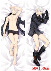 NieR: Automata Black Cartoon Stuffed Bolster Cool Sexy Boys Soft Anime Pillow
