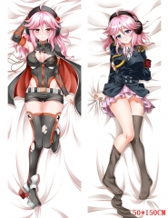 Warship Girls Original Beautiful Girls Cartoon Bolster Japanese Anime Plush Pillow 50*150CM