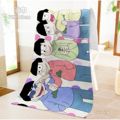 Osomatsu-san Cosplay Japanese Cartoon Anime Bath Towel