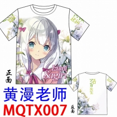 Eromanga Sensei Izumi Sagiri Modal Cartoon Short Sleeve Anime T-shirt M L XL XXL