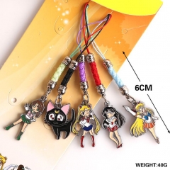 Sailor Moon Anime  Phonestrap（5pc Per Set）