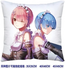 Zero kara Hajimeru Isekai Seik Anime Pillow (40*40CM)（two-sided）
