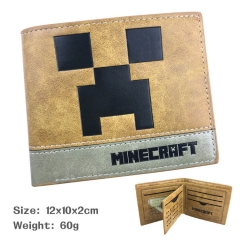 Game Minecraft Anime Cute PU Purse Fancy Style Wallets