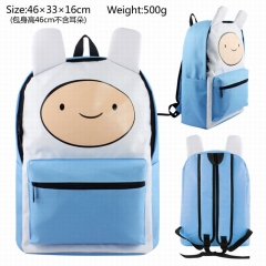 Adventure Time Finn School Cartoon Bag Canvas Stereoscopic Anime Backpack