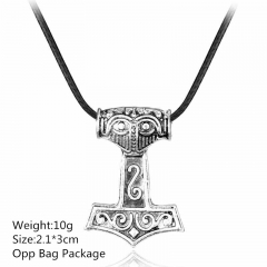 The thor Silver Alloy Anime Necklace (10pcs/set )