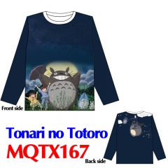 My Neighbor Totoro Cute Cartoon Long Sleeves Anime T Shirts