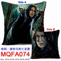 Harry Potter Severus Snape Two Sides Chair Cushion Anime Pillow 45*45CM