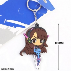 Over Watch Anime Keychain  PVC（5pc Per Set）