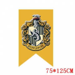 Harry Potter Hufflepuff 75*125CM Cosplay Yellow Cartoon Anime Flag