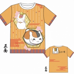 Natsume Yuujinchou Cartoon Short Sleeve Clothing Japanese Anime T-shirt M L XL XXL