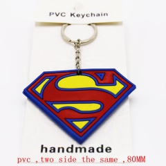 Super Man  Anime Keychain 8CM