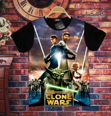 Star War Cosplay Movie Short Sleeves Anime T shirt ( S-XXXL)