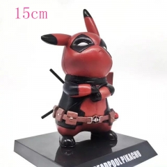 Deadpool Pikachu Anime Figure 15cm
