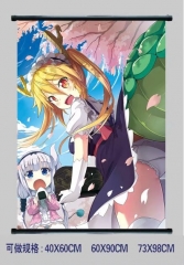 Kobayashi-san Chi No Maid Anime Cute Dragon Girl Anime Wallscrolls 60*90cm