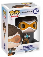Funko POP Overwatch#92 Tracer Collectible PVC Anime Figures Toys（12cm）