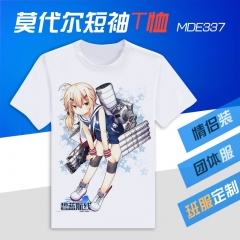 Azur Lane Cartoon Pattern Short Sleeves Modal Anime T shirts