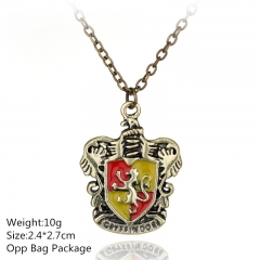 Harry Potter Bronze Wholesale Alloy Anime Necklace (10pcs/set)