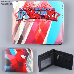 Popular Cartoon Spider Man Anime Cute Colorful PU Wallets