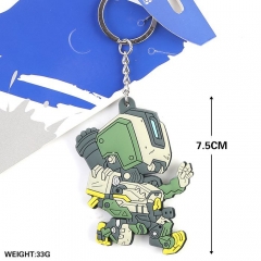Over Watch Anime Keychain  PVC（5pc Per Set）