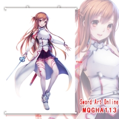Sword Art Online Lovely Girl AsunaYuuki Japanese Style Wallscrolls 60*90CM