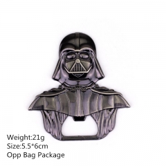 Star Wars Darth Vader 5.5*6CM Alloy Keyring High Quality Anime Wholesale Corkscrew House Keychain 10pcs/set