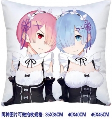 Zero kara Hajimeru Isekai Seik Anime Pillow 45*45CM （two-sided