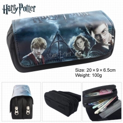 Harry Potter PU Nylon Multifunctional Anime Pencil Bag