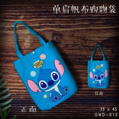 Lilo Stitch Single Shoulder Bag Cartoon Canvas Anime Shopping Bag