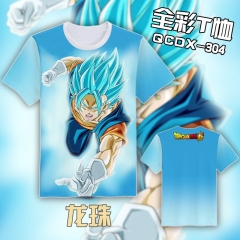 Custom T shirt Dragon Ball Z Color Printing Anime Tshirt