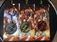 3 Colors The Flash Alloy Anime keychain