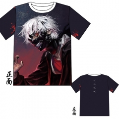 Tokyo Ghoul Black Short Sleeve Cartoon Clothing Japanese Anime T-shirt M L XL XXL