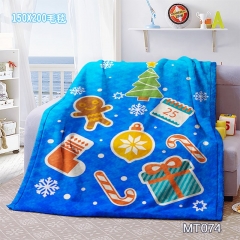 Merry Christmas Anime Blanket